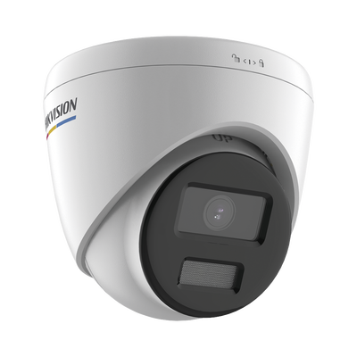 [DS-2CD1347G0-L(C)] Turret IP 4 Megapixel / Imagen a Color 24/7 / PoE / Lente 2.8 mm / Luz Blanca 30 mts / Exterior IP67 / WDR 120 dB / H.265+ / ONVIF 