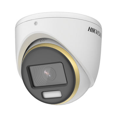 [DS-2CE70DF3T-MFS] Turret TURBOHD 2 Megapixel (1080p) / Imagen a color 24/7 / Lente 2.8 mm / Luz Blanca 20 mts / Exterior IP67 / WDR 130 dB / Micrófono Integrado 