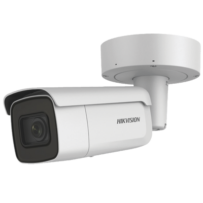 [DS-2CD2643G0-IZS] Bala IP 4 Megapixel / 50 mts IR EXIR / Exterior IP67 / IK10 / WDR 120 dB / PoE + / Audio y Alarmas / Lente Mot. 2.8 a 12 mm / Videoanaliticos Integrados