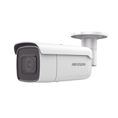 [DS-2CD2685G1-IZS] Bala IP 8 Megapixel (4K) / Serie PRO + /  50 mts IR EXIR / Lente Mot. 2.8 a 12 mm / Ultra Baja Iluminación IP67 / IK10 / Videoanaliticos Integrados / WDR 120dB / Audio y Alarmas / PoE+