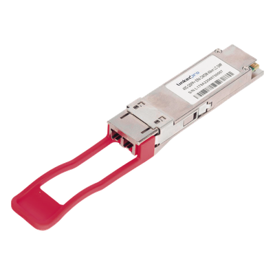 [LP-QSFP28-100G-MM-100] Transceptor Óptico QSFP28 (Mini-Gbic) / Multimodo 850 nm / 100 Gbps / Conectores LC/UPC Dúplex / DDM / Hasta 100 m