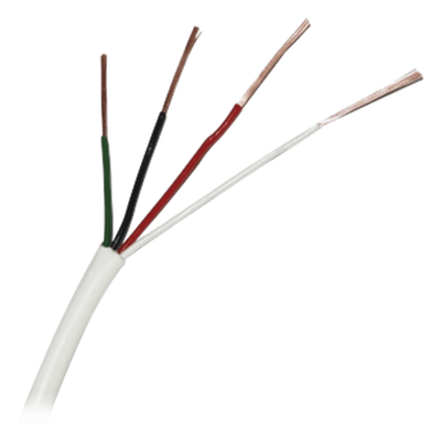 [SY-22-04] ( Venta x metro ) Cable 4x22 AWG, Color Blanco, uso INTERIOR, para aplicaciones en alarmas Aprobado UL, ( Hasta agotar existencias )