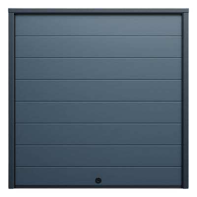 [APDOOR-108L] Puerta D / Garage D / Alta Calidad / Linea Central / Color GRIS /  acabdo DELUXE / 10X8 pies / AISLADA / Estilo Americana.