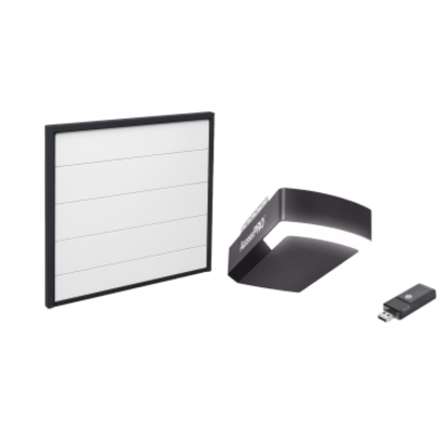 [KIT-DOOR-189] Kit Puerta de Garage 18x9 Pies (5.49 x 2.74 m) / Motor DC 1/2 HP / Insulada / Activación WiFi / Hasta 50 Controles / Lámina Calibre 26