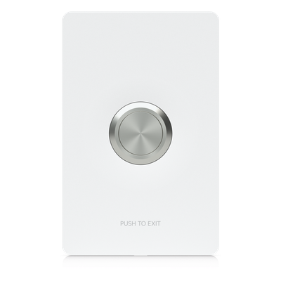 [UA-BUTTON] UniFi Access Button Botón de petición de salida táctil con luz indicadora LED, para control de acceso (requiere UA-Hub)