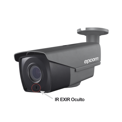 [B8-TURBO-VZ] Bullet TURBO 1080p / CLIMAS EXTREMOS / Lente Mot. 2.8 a 12 mm / IR EXIR Inteligente 40 mts / Exterior IP66 / Híbrida / WDR Real 120 dB