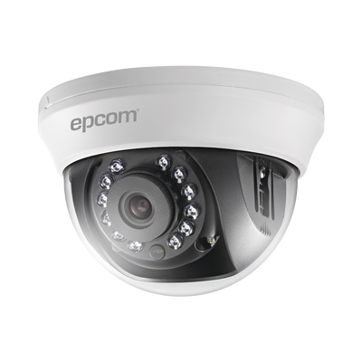 [LD7-TURBO-W] Domo TURBOHD 1 Megapixel (720p) / Gran Angular 92° / Lente 2.8 mm / Híbrida / IR Inteligente 20 mts / Interior 