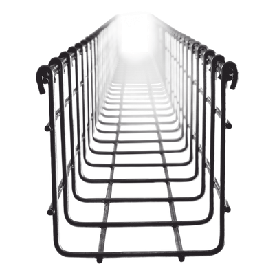 [CH105100EZ] Charola Tipo Malla 105/100 mm, Acabado Electro Zinc, Tramo de 3 Metros