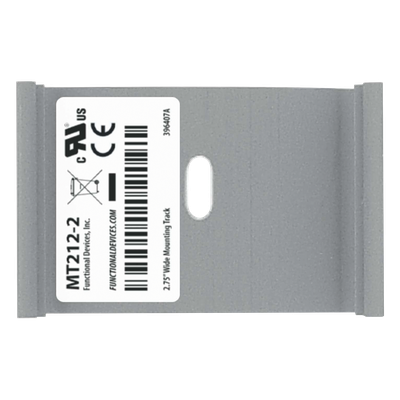 [MT212-2] Riel de montaje de 2.75 x 2 pulgadas para relevadores, sensores de corriente y fuentes de poder serie RIB
