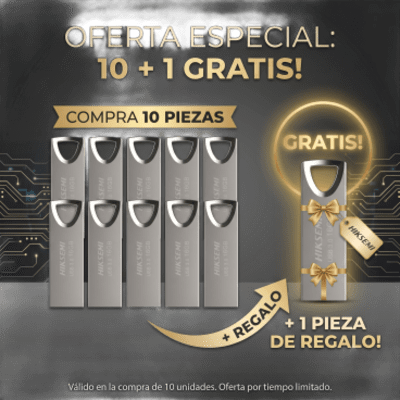 [HSUSBM200/32G/2.0/KIT] KIT 10 +1 de memoria USB M200 de 32 GB / USB 2.0 