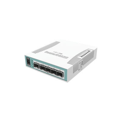 [CRS106-1C-5S] Cloud Core Switch de 6 Puertos SFP, 1 Puerto Combo TP/SFP