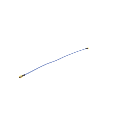 [ACRPSMA] Jumper MikroTik (Flex-guide) de 50 cm, Núcleo de Cobre-Plateado, Conectores SMA-Macho Inversos, Hasta 6 GHz.