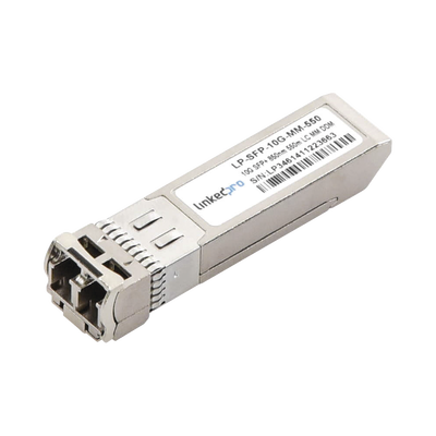 [LP-SFP-10G-MM-550] Transceptor Óptico SFP+ (Mini-Gbic) / Multimodo 850 nm / 10 Gbps / 10GBASE-SR / Conectores LC/UPC Dúplex / DDM / Hasta 550 m 