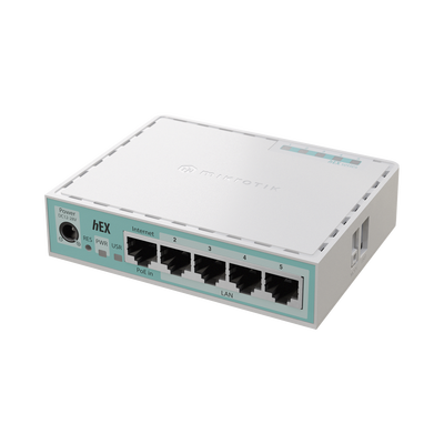 [E50UG] (Hex Version 2024) Router con 5 Puertos Gigabit Ethernet, 1 Puerto USB / CPU ARM Doble Nucleo/ RAM 512 MB/ Balanceo de Cargas