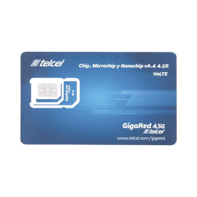 [SIM10GBTELCEL] SIM SYSCOM 10 GB mensual para dispositivos móviles 3G/4G (Telcel) 1 año de servicio (solo datos)