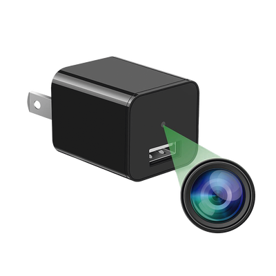 [M1B] Cámara Oculta en Cargador de Pared (Spyce Camera) / Memoria de 8GB / Resolución 2 Megapixel (1080P) / Grabación Continua o por Movimiento 