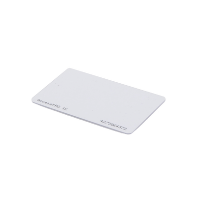[ACCESS-CARD-M1K] Tarjeta MIFARE Classic / Tipo ISO Card / Memoria 1Kb / Imprimible / Frecuencia 13.56 Mhz