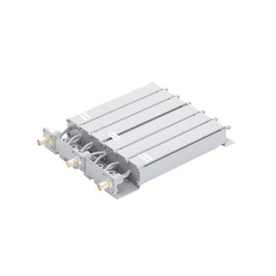 [SYS-4533-2PV2] Duplexer SYSCOM Modificado en UHF, 6 Cav. 440-470 MHz, 50 Watt, 5 MHz Sep. Rechazo de Banda, BNC Hembras.