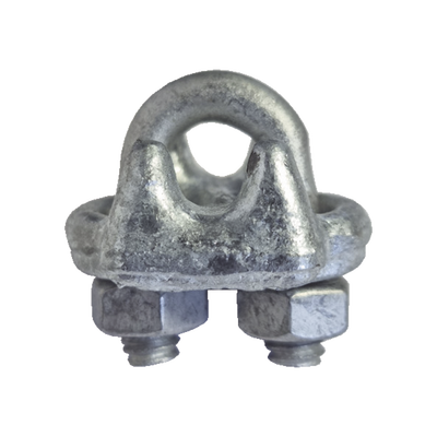 [NUDO-316-FJG] Nudo/ Perro/ Abrazadera Acero Forjado para Cable de 3/16" Galv. Inmersión en Caliente.