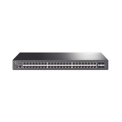 [TL-SG3452] Switch Omada SDN Administrable / 48 puertos Gigabit y 4 puertos SFP / Funciones sFlow, QinQ y QoS / Administración centralizada OMADA