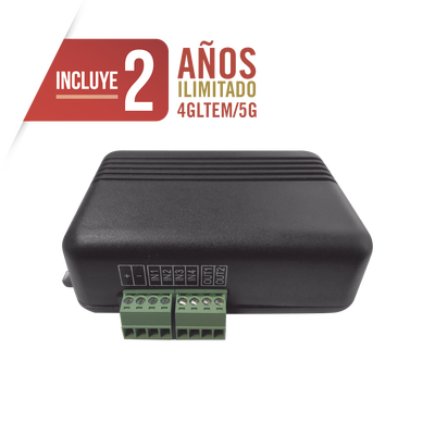 [MQ03-LTE-M] Controlador 4GLTEM / 4 ENTRADAS Y 2 SALIDAS / 2 AÑOS ILIMITADOS INCLUIDOS / Activacion Remota /Notificacion PUSH e EMAIL / APP SIN COSTO / Soporte para Reporte a Central de Alarma