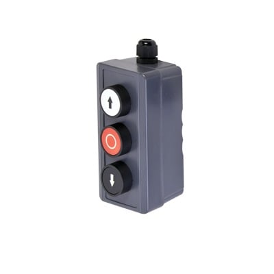 [XBS-SW-01] Botonera Triple de USO RUDO Para Barreras Vehiculares, Operadores Corredizos y Abatibles. 