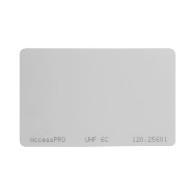 [ACCESS-CARD-EPC] Tag UHF tipo Tarjeta para lectoras de largo alcance 900 MHZ / EPC GEN 2 / ISO 18000 6C / No imprimible / NO incluye porta tarjeta