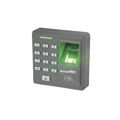 [X7] Lector de huella y proximidad con teclado autónomo, 500 huellas/500 tarjetas/8 passwords