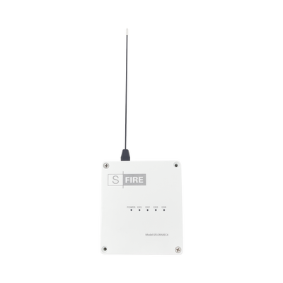 [SF-LORA-REC-4] Receptor inalámbrico / 2500 metros de cobertura / 4 salidas de relevador tipo C