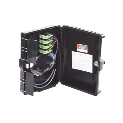 [LP-FAT16] Cierre de Empalme para 24 fusiones de fibra óptica, Interior/Exterior, con 16 acopladores SC/APC y splitter 1x16 SC/APC Incluido, IP65